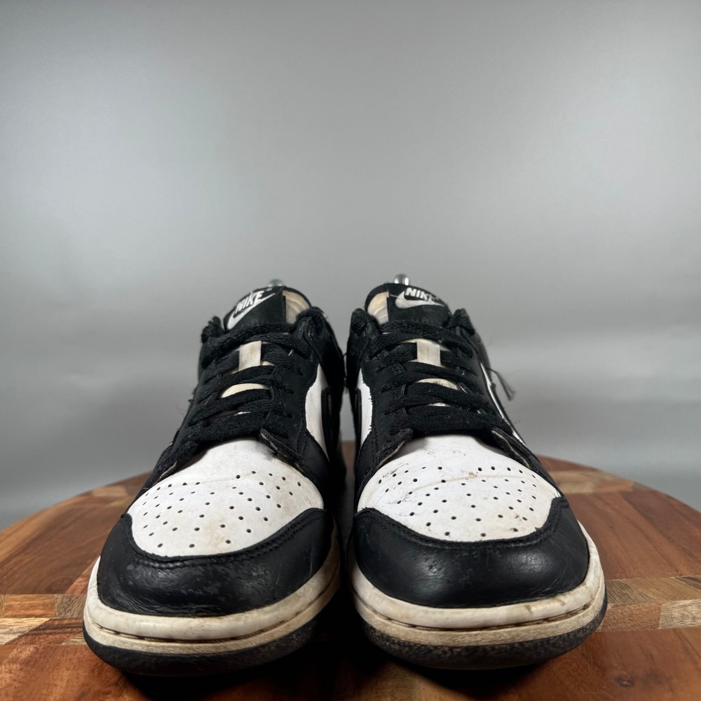 Nike Dunk Low Panda Black White Sneakers CW1590-100 Womens 7.5 Kids 6Y - Picture 2 of 8